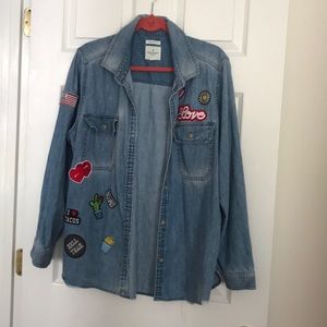Oversized American Eagle Jean jacket